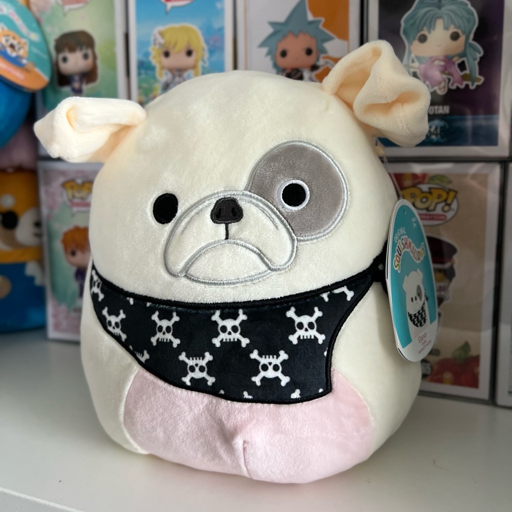 Squishmallows Elanor The Bulldog 8” Stuffed Plush